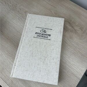 The Five Minute Journal Cloth Hardcover — Natural Beige